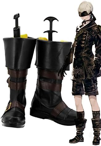 NieR: Automata 9S Yorha No.9 Type C Boots Cosplay Shoes Boots Custom Made