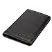 GintaXen Slim Leather ID/Credit Card Holder Bifold Front Pocket Wallet with RFID Blocking - Black