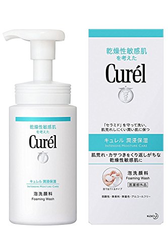 Curel Kao Foaming Wash, 5.07 Fluid Ounce