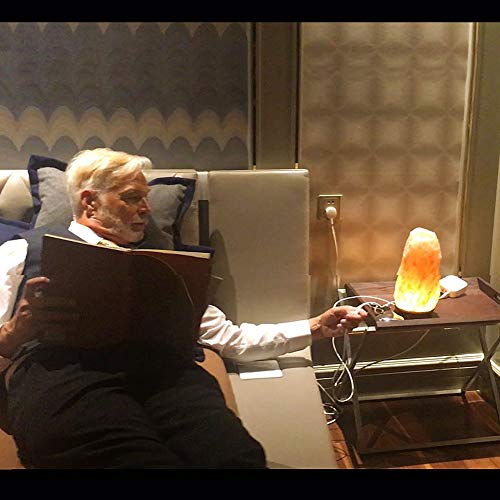 SMAGREHO Himalayan Salt Light Natural Hand Carved Crystal Rock Stone Lamp with UL Dimmer Switch (7-8inch,5-8lbs)