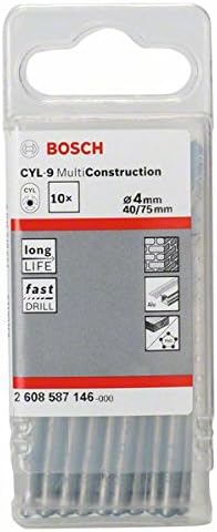 Bosch 2608587146 Multi-Purpose Drill Bit, Silver, 4 mm