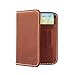 DUEBEL Full-grain Genuine Leather Slim Front Pocket Wallets, Minimalist Thin Card Holder, Card Case Wallet (DBL01-Brown with Magnet)