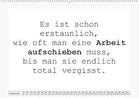 Typo Kalender Für Das Büro Sarkasmus Und Fiese Sprüche