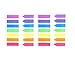 LuckyStar365 4 Sets Neon Page Marker Colored Index Tabs Flags, Rainbow Assorted Bright Colors, Fluorescent Sticky Note for Page Marker, 560 Pieces