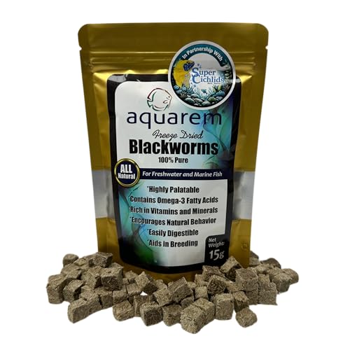 Super Cichlids Freeze-Dried Blackworms