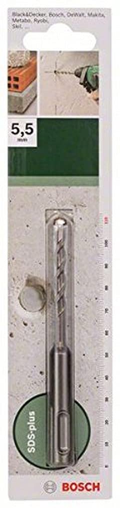 Bosch Accessories 2609255504 110mm SDS-Plus Hammer Drill Bit with Diameter 5.5mm