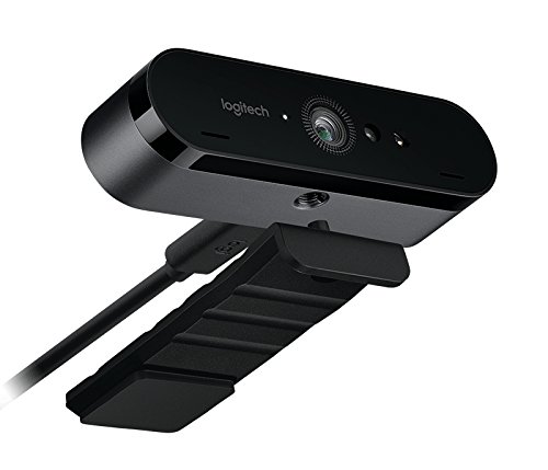 cámara web logitech brio - 90 fps - usb 3.0-4096 x 2160 video - enfoque automático - zoom digital 5x - microp