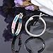 CiNily Womens Rainbow Hoop Earrings for Sterling Silver Plated Small Hoop Earrings Opal Earrings 20mm