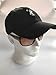 Wendy Wu Praying Hands Embroidered SOFT Unstructured Adjustable Hat Cap (Black)