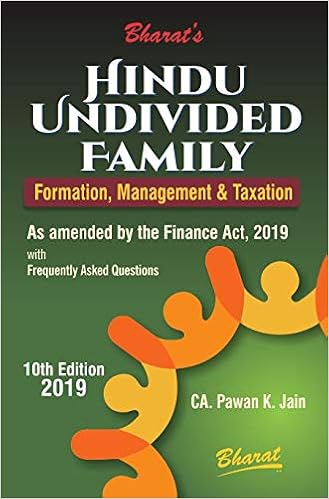 HINDU UNDIVIDED FAMILY (Formation, Management & Taxation) 2019