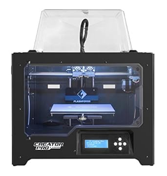 Flashforge 3d Printer Creator Pro Metal Frame Structure Acrylic Covers Optimized Build Platform Dual Extruder W 2 Spools Works With Abs And Pla Amazon Ca Tools Home Improvement