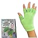 Hand Moisturizing Gloves | Gel Gloves | Spa Gloves | Finger Tip Free For Phone Use | Great Cotton Gloves (Green H Gloves)
