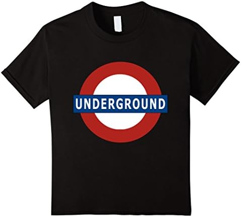 Kids London Underground T-Shirt 8 Black
