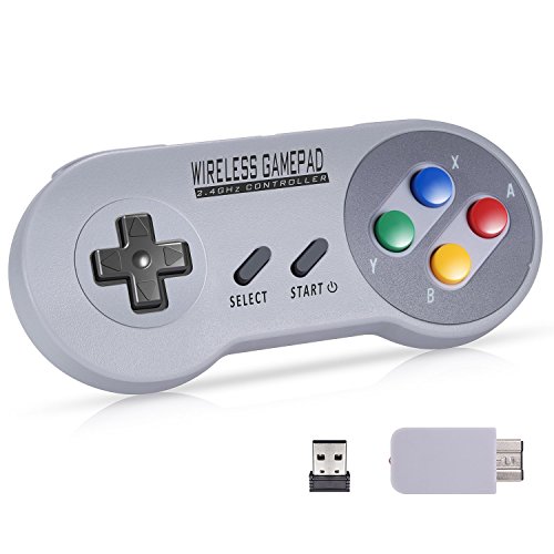 image for Urvoix 2.4G Wireless Rechargeable Joystick Controller Gamapad with Rec