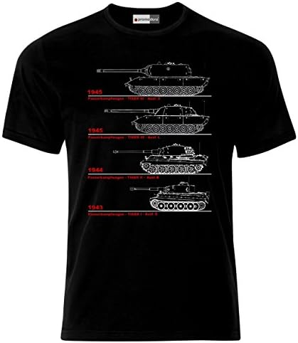 German Army Tiger Tank Panzer WW2 Wehrmacht Mens T-Shirt