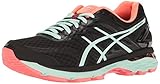 ASICS Women's GT-2000 5 Running Shoe, Black/Bay/Diva Pink, 8.5 M US