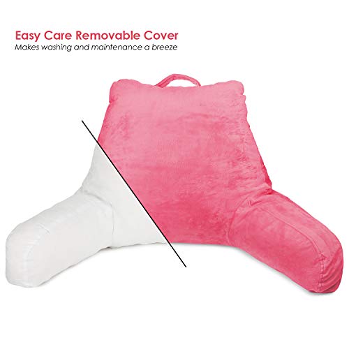 Clara Clark Reading Pillow for Kids, Back Pillow for Sitting in Bed