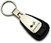 Chevrolet Chevy Corvette C3 Leather Key Chain Black Tear Drop Key Ring