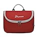 MOUNTAINTOP Toiletry Bag for Camping Travel Men Women Water-resistant with Hanging Hook, 7.1 x 2.4 x 9.3-Inch