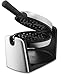 Gourmia FBA Belgian Waffle Maker-Brushed Stainless Steel, Extra Deep, Fast & Easy 180 Degree Flipping, Adjustable Temp, Silver Base