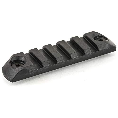 BRAVO COMPANY BCM-KMR-1913-N3-BLK Keymod Nylon Picatinny Rail Section, Black, 3"