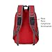 ORICSSON 20L Durable Packable Backpack Handy Lightweight Daypack for Travel Outdoor Workout Picnic(Red)