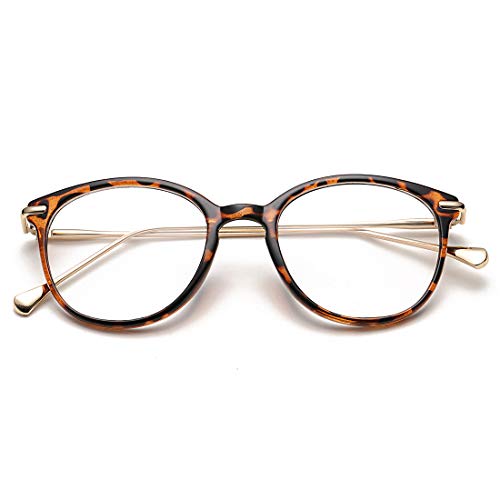 COASION Vintage Round Clear Glasses NonPrescription Eyeglasses Frames