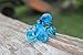 Small Glass Octopus Sculpture Art Collectible Artglass Lampwork animal Figurines Miniature Octopus Little Glass Animals Murano Gift Blown