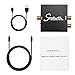 Snxiwth Digital to Analog Converter, Digital Optical Coaxial Input to Analog RCA and AUX 3.5mm (Headphone) Audio Conversion Adapter,with Cable.