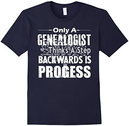 Men's Genealogy T shirts - Genealogy Clothing Large Navy