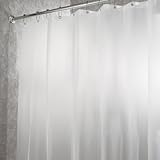 InterDesign Mildew-Free PEVA 4.8 Gauge Shower Liner, X-Long 72 x 96, Frost
