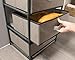 Juvale 4-Tier Dresser for Bedroom - 16.5 in x 13 in x 33 in, Light Gray Fabric, 4 Drawers - Narrow Closet Storage Drawers & Organizer - Steel Frame & Easy Assembly