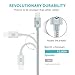 Syncwire iPhone Charger Lightning Cable 3.3Ft, [Apple MFi Certified] Nylon-Braided High-Speed Sync&Charging Cord for iPhone 11/XS Max/XS/XR/X, 8 7 6S 6 Plus, SE 5S 5C 5, Ipad, iPod & More - Silver