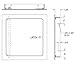 Acudor UF-5000 Universal Access Door 12 x 12, White