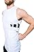 GrayStone Holster Tank Top Shirt Concealed Carry Clothing For Men - Easy Reach Gun Concealment Sleeveless Compression CCW Vest Tactical Clothes, X-Large, White