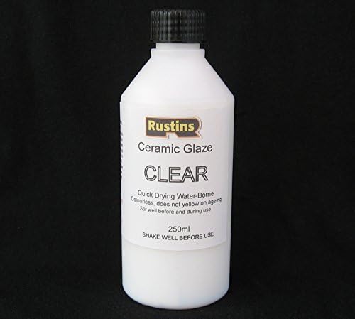 Rustins CERG250 250ml Acrylic Ceramic Glaze - Clear by Rustins