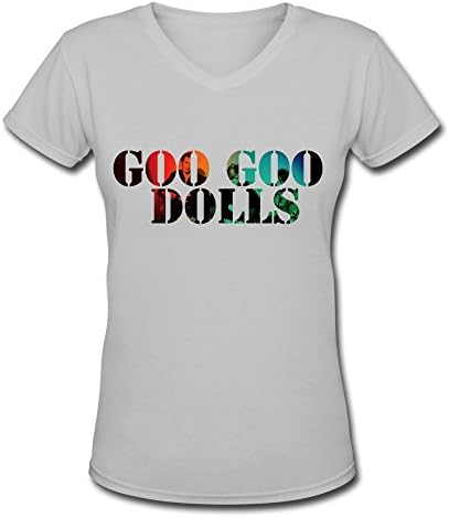 GSTON Goo Goo Dolls Tour Cotton V-Neck T Shirt For Womens DeepHeather XXL