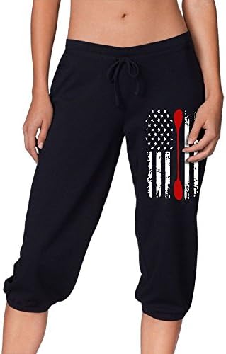WEP8LF American Kayak Women's Workout Knee Pants For Walking Leisure Sports Pants