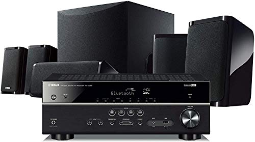 Yamaha YHT-4950U 4K Ultra HD 5.1-Ch Home Theater System with Bluetooth - Black (Renewed)