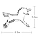 Scorpiuse Stainless Steel Cookie Cutter Set Biscuit Mold for Kids, Unicorn