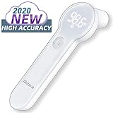 Baby Thermometer for Fever - Instant Accurate Reading Medical Digital Forehead and Ear Thermometer - Metene Infrared Infant Thermometer for Best Accuracy with Indicator for Kids, Toddlers, and Adults