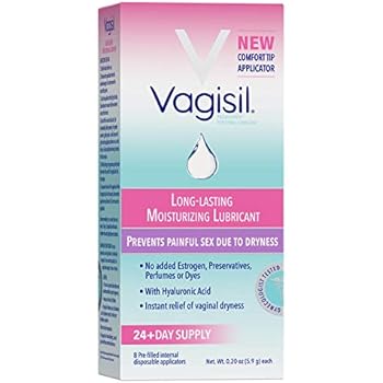 Vagisil Prohydrate, Internal Vaginal Moisturizer, Gel & Lubricant for women, 8 Count (Packaging May Vary)