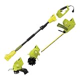 Sun Joe GTS4000E Lawn + Garden Multi-Tool Care System, Green