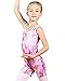 BAOHULU Girls Leotards for Gymnastics with Shorts Tank Biketards Sparkle Painted Athletic Clothes B145_PinkPurple_150