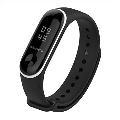 Kcdream For Xiaomi Mi Band 3 Straps Waterproof Silicone Wrist Strap Wristband Bracelet Replacement for Xiaomi Mi Band 3 Smart Miband (No Activity Tracker)