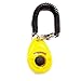 CC gift Pack of 2pcs Dog Training Clicker with Wrist Strap, Pet Accessories Big Button Pet Training Clicker Set- Click and Train Dog, Cat, Horse, Pets (Yellow& Black)