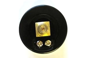 YOOZENA ZA CI-20 - Zinga Color Indicator Gauge 1/8'' MPT Rear Mount (Shows When Filter Needs to be Replaced) - 60 PSI Max