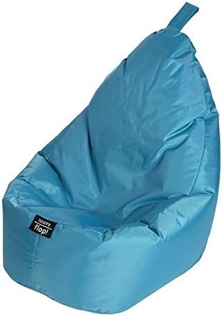 BabaB!ng | Flop! Water Resistant Indoor/Outdoor Bean Bag Chair | Highback Giant Bean Bag Suitable for Gaming Chair, Garden Furniture and Reading Chair (Teal)