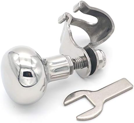 NUZAMASBoat Steering Wheel Knob 316 Stainless Steel Marine Sport Boat Yacht Steering Wheel Spinner Knob Maneuvering