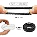 Waterproof Penis Ring Set, L'aise Vie Male Cock Ring TPR Rubber-Tried Wheel Longer Harder Stronger Soft Silicone Male Enhancement (2)